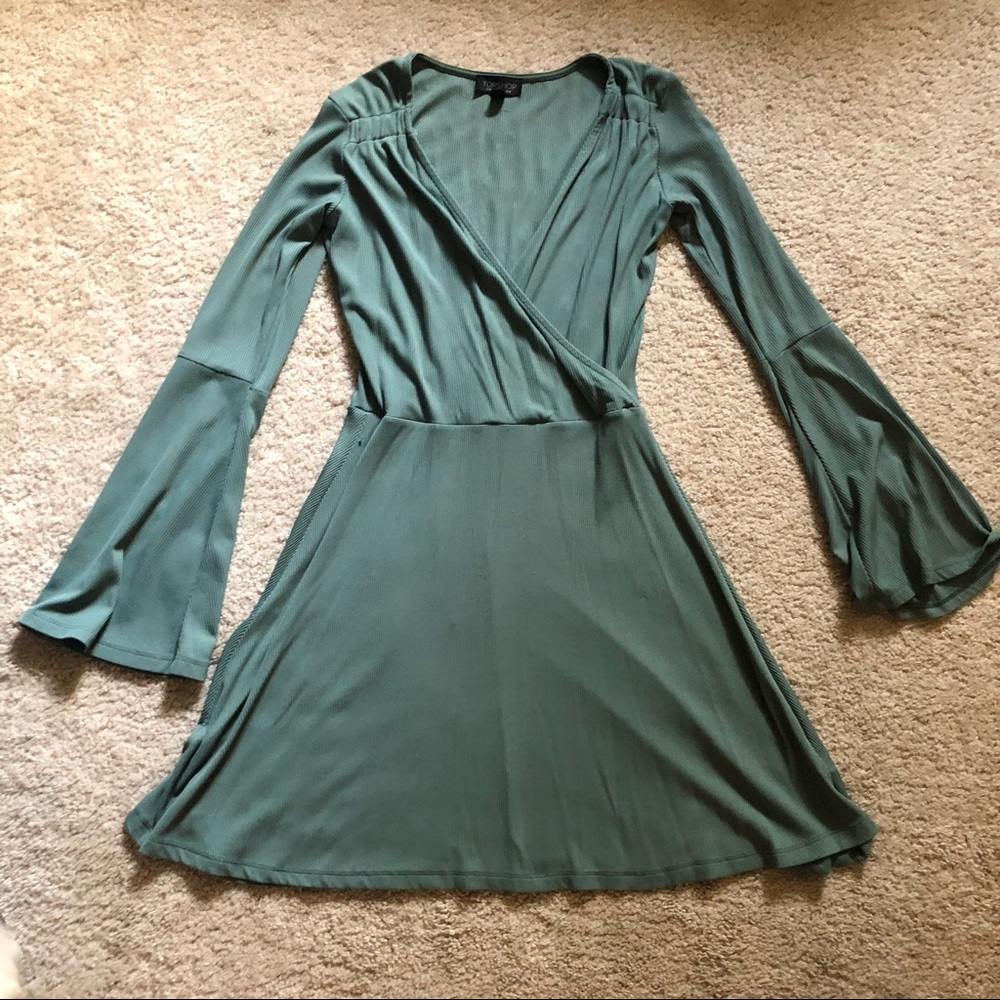 Topshop Dress bell sleeve